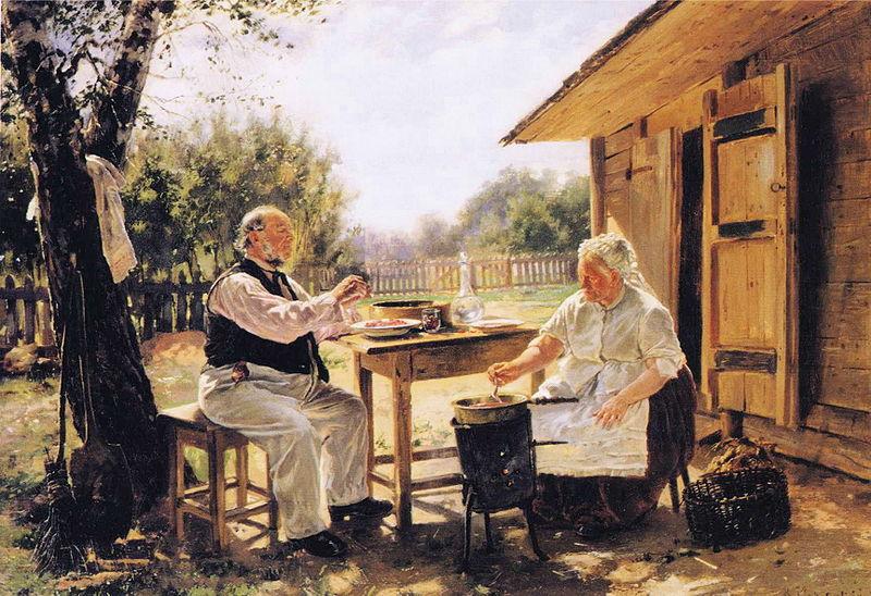 Vladimir Makovsky Making Jam